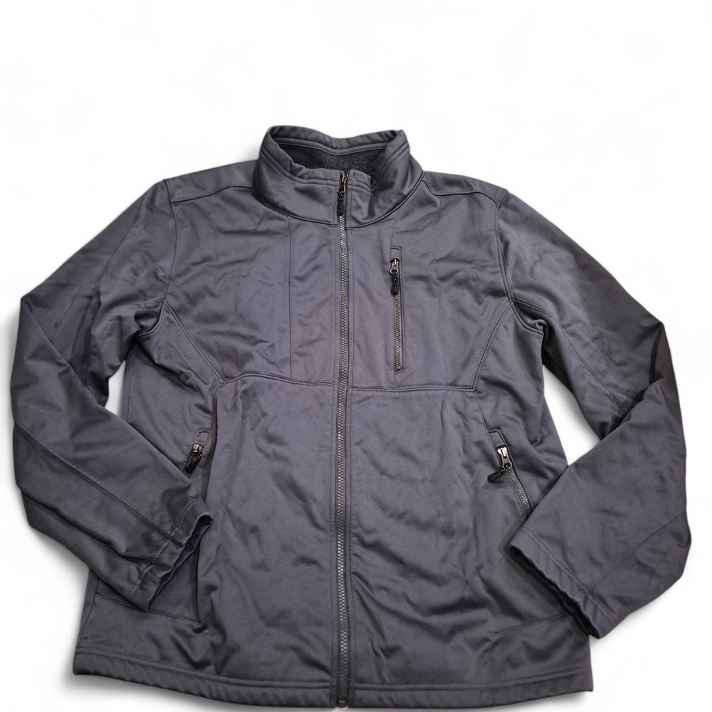 Swiss Tech Men's Charcoal Softshell Jacket Size M (38-40)
